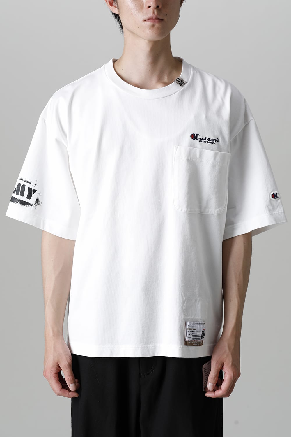 MMY printed Tee White