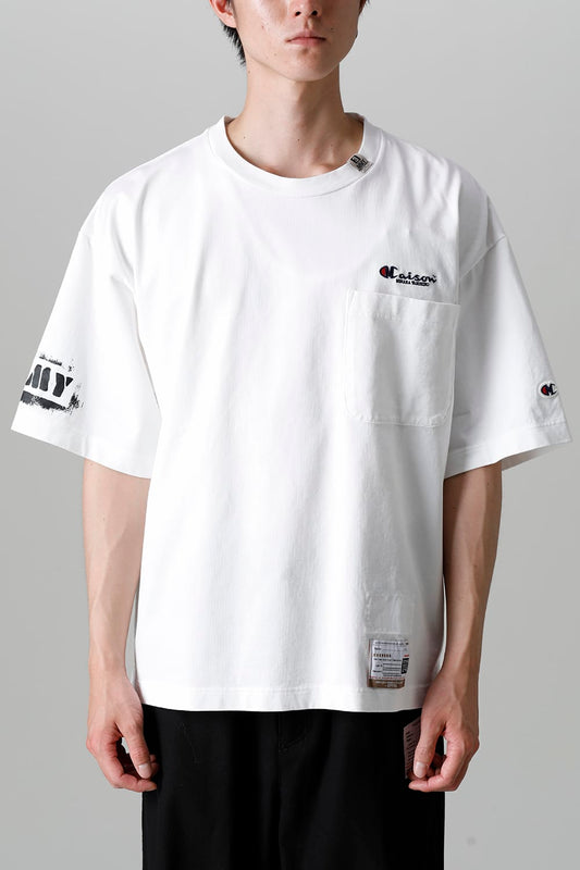 MMY printed Tee White