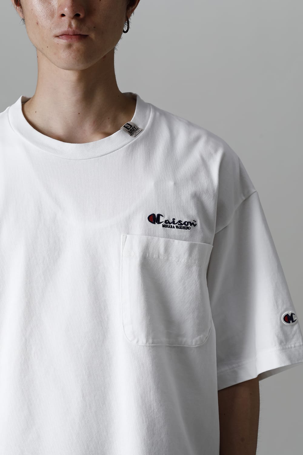 MMY printed Tee White