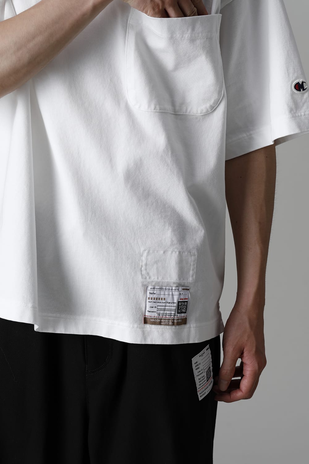 MMY printed Tee White