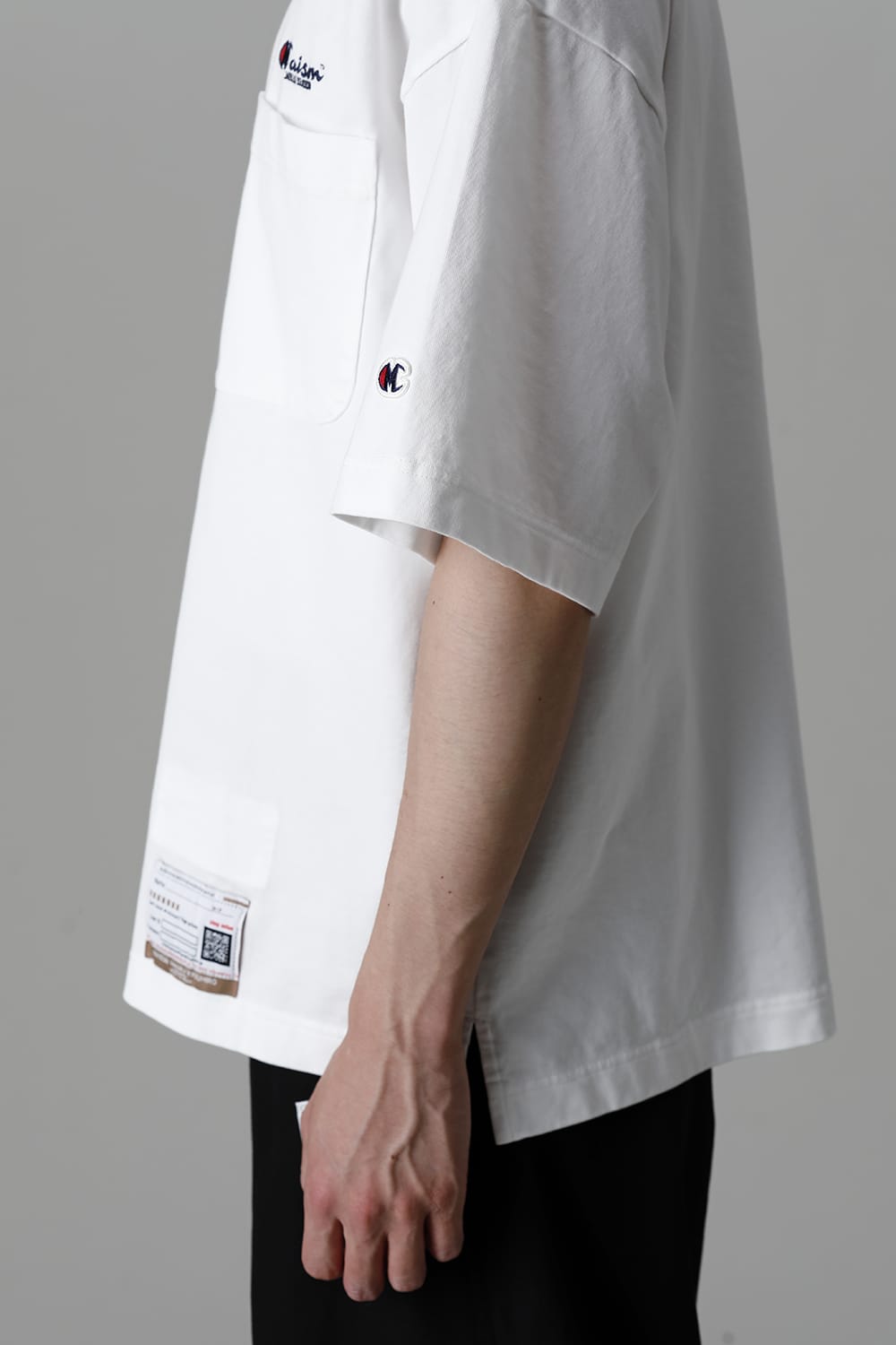 MMY printed Tee White