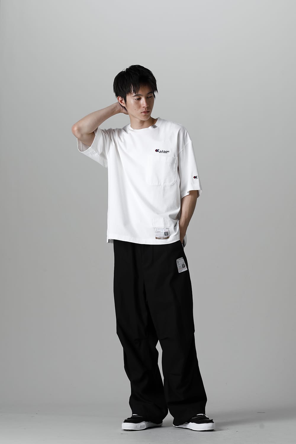 MMY printed Tee White