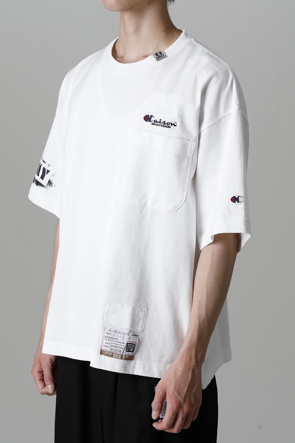 MMY printed Tee White