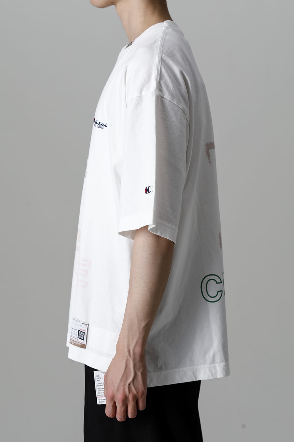 SELF CULTURE printed Tee White