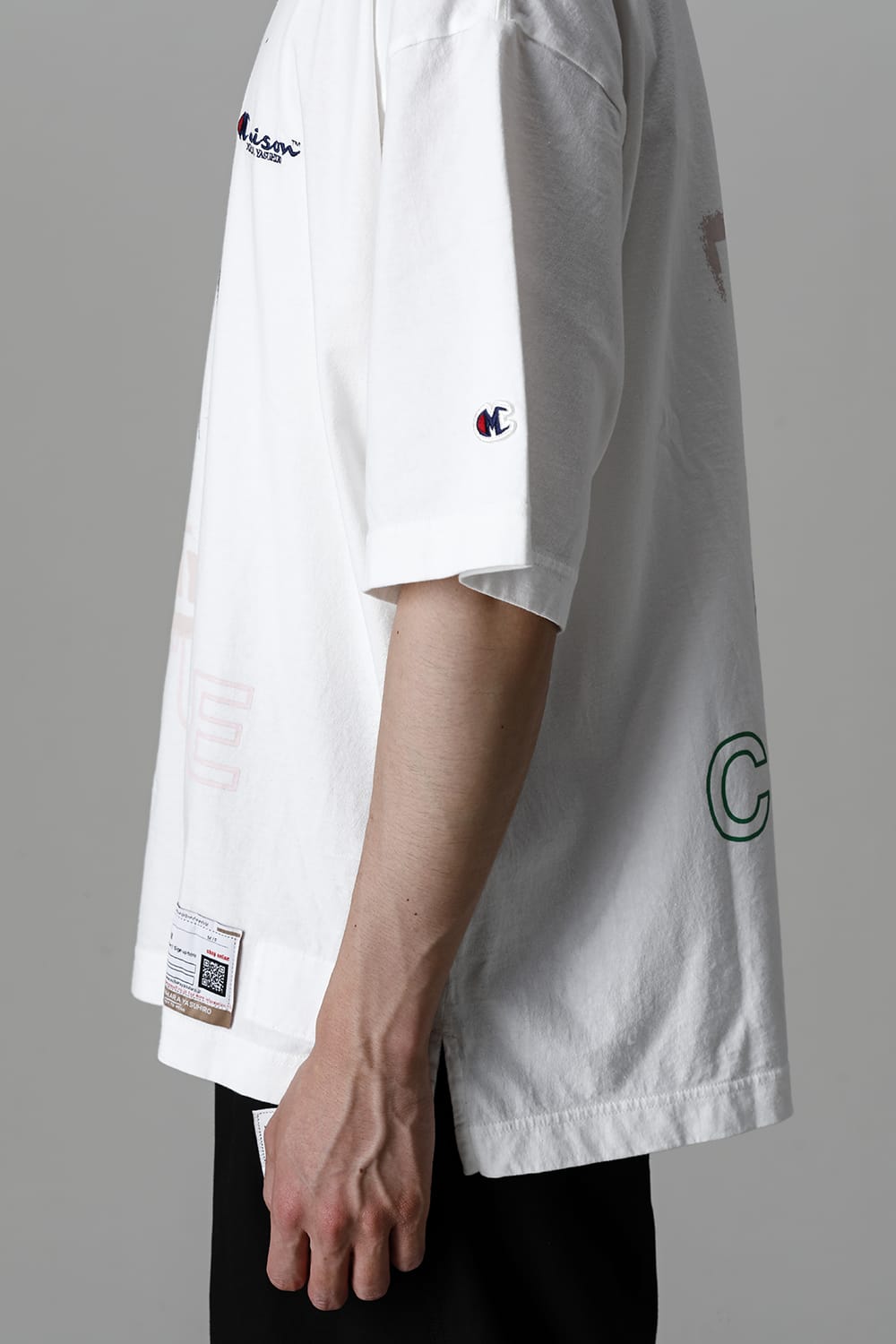 SELF CULTURE printed Tee White