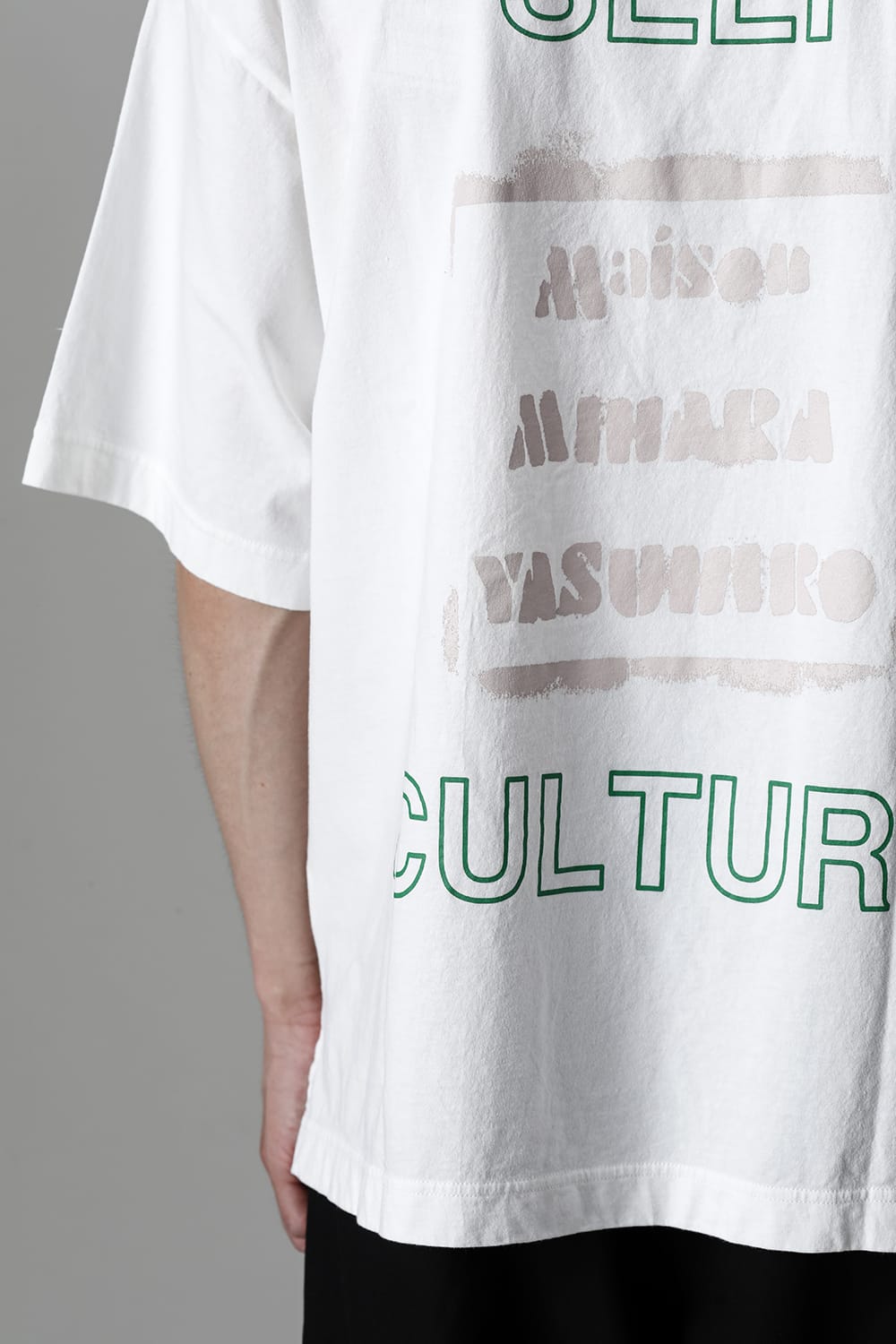 SELF CULTURE printed Tee White