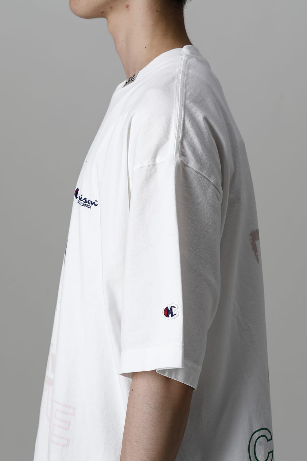 SELF CULTURE printed Tee White