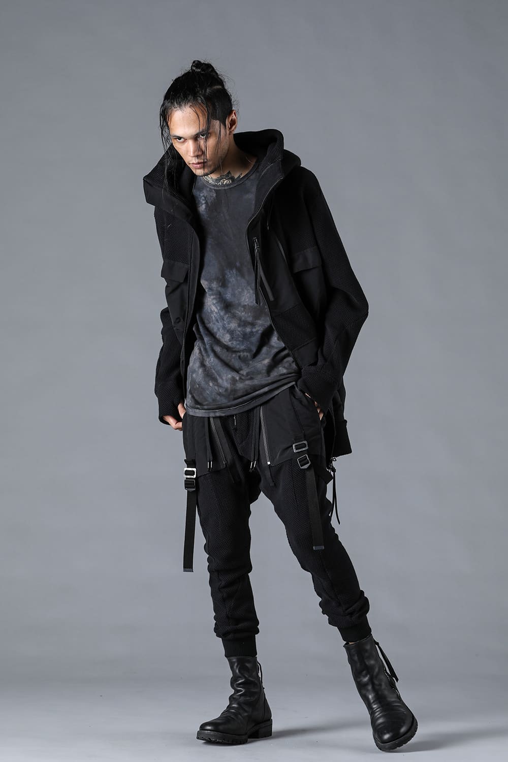 Honeycomb Cotton Tactical Hooded Jacket