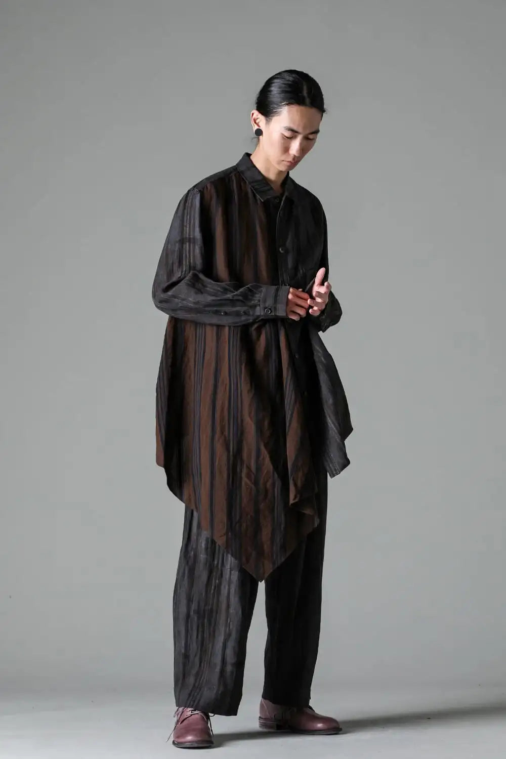 Asymmetic Paneled Shirt