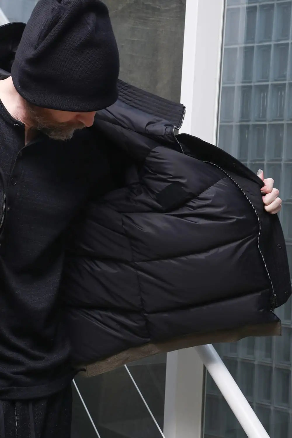 ダウンジャケット シンク コットン / ナイロン