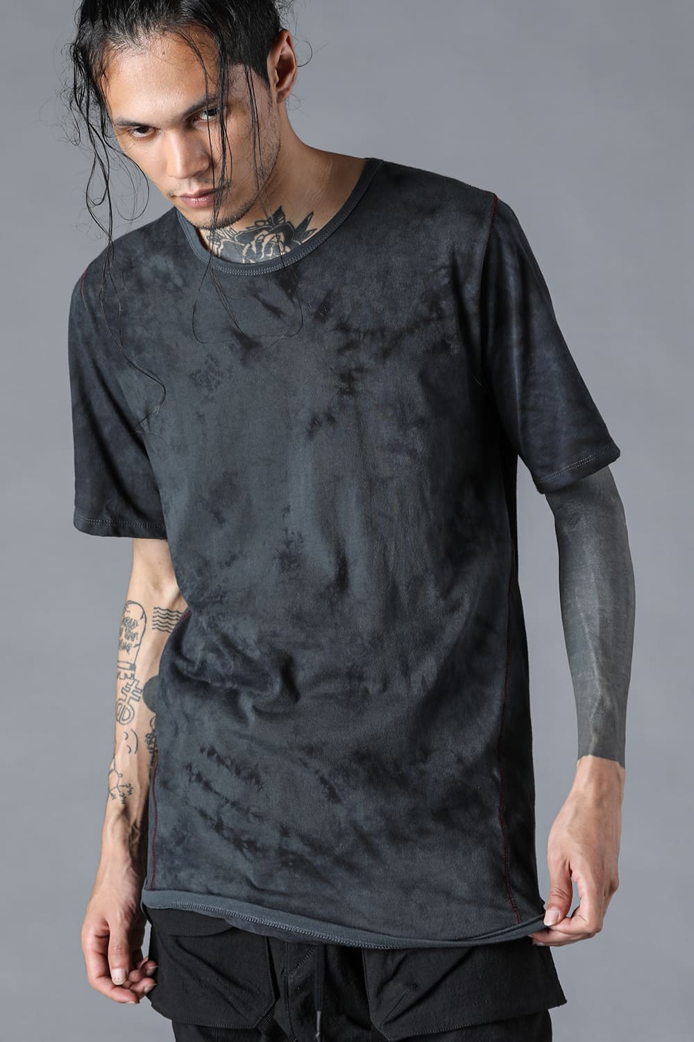 Mud-dyed 30/- Soft Cotton Jersey T-Shirt