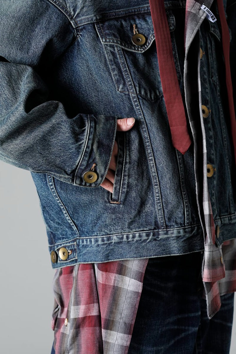 Mix Layered Denim Jacket