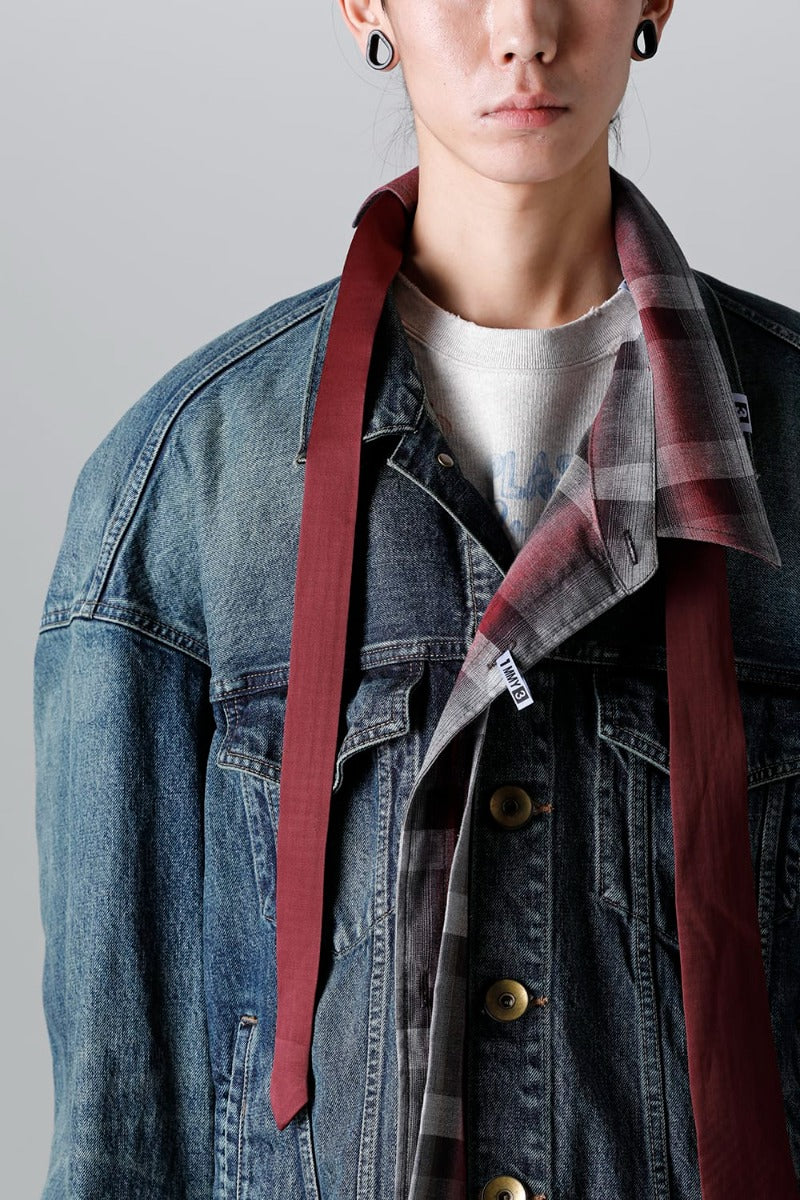 Mix Layered Denim Jacket