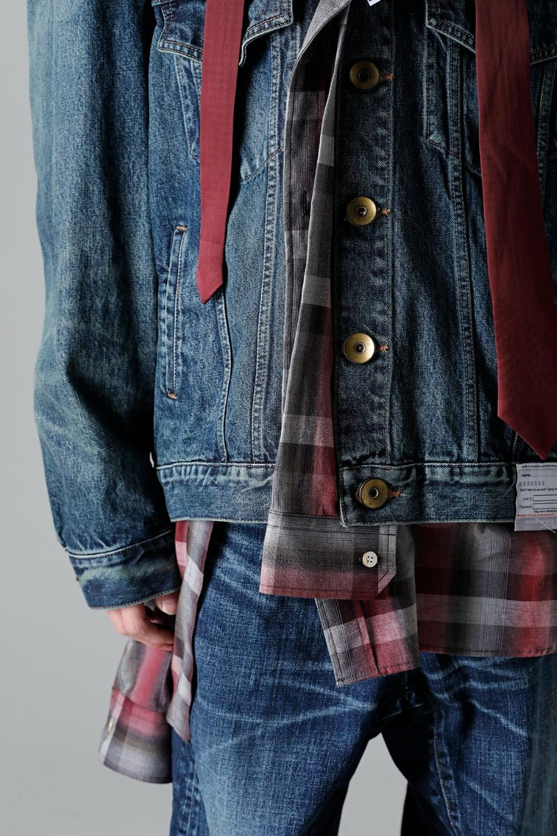 Mix Layered Denim Jacket