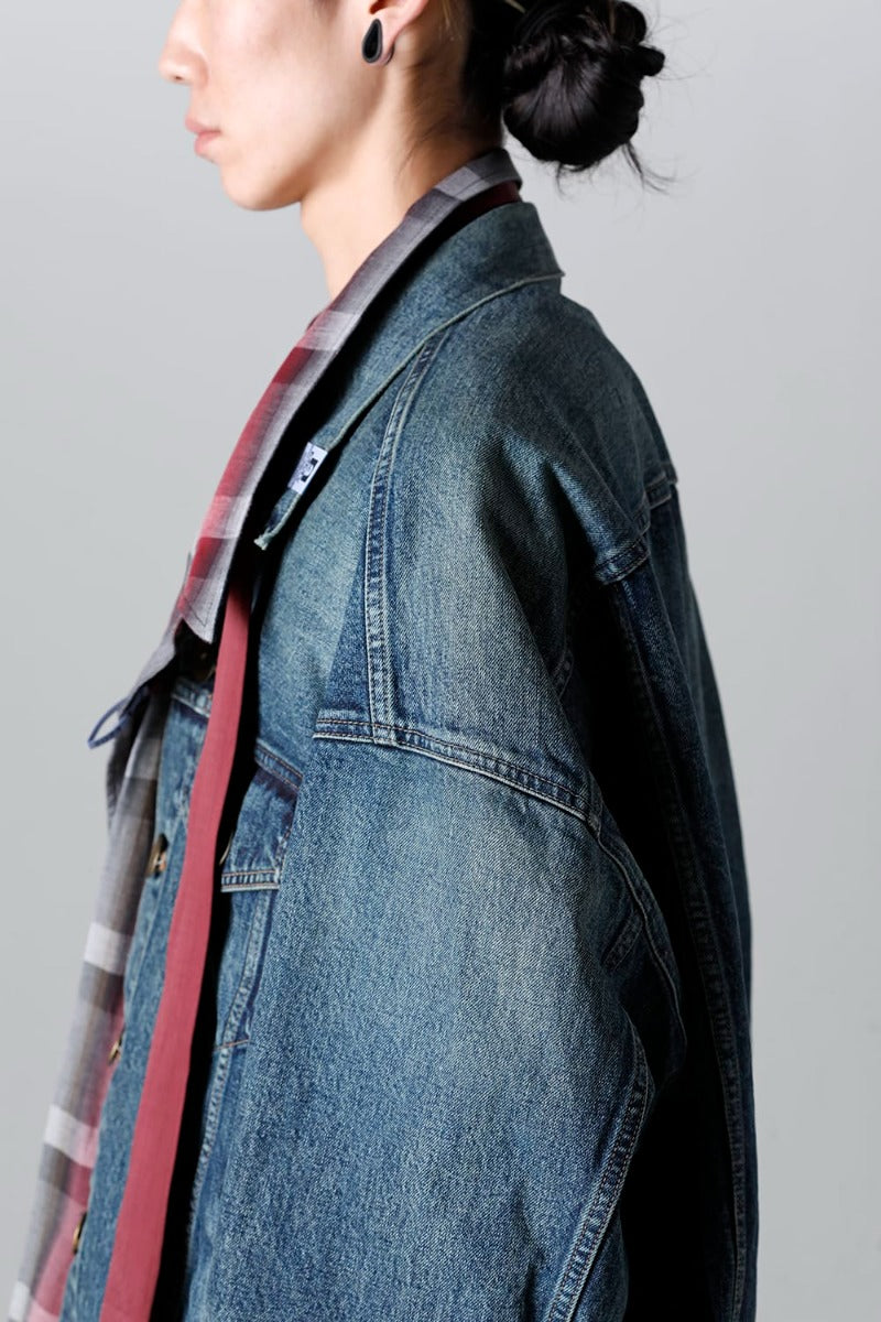 Mix Layered Denim Jacket