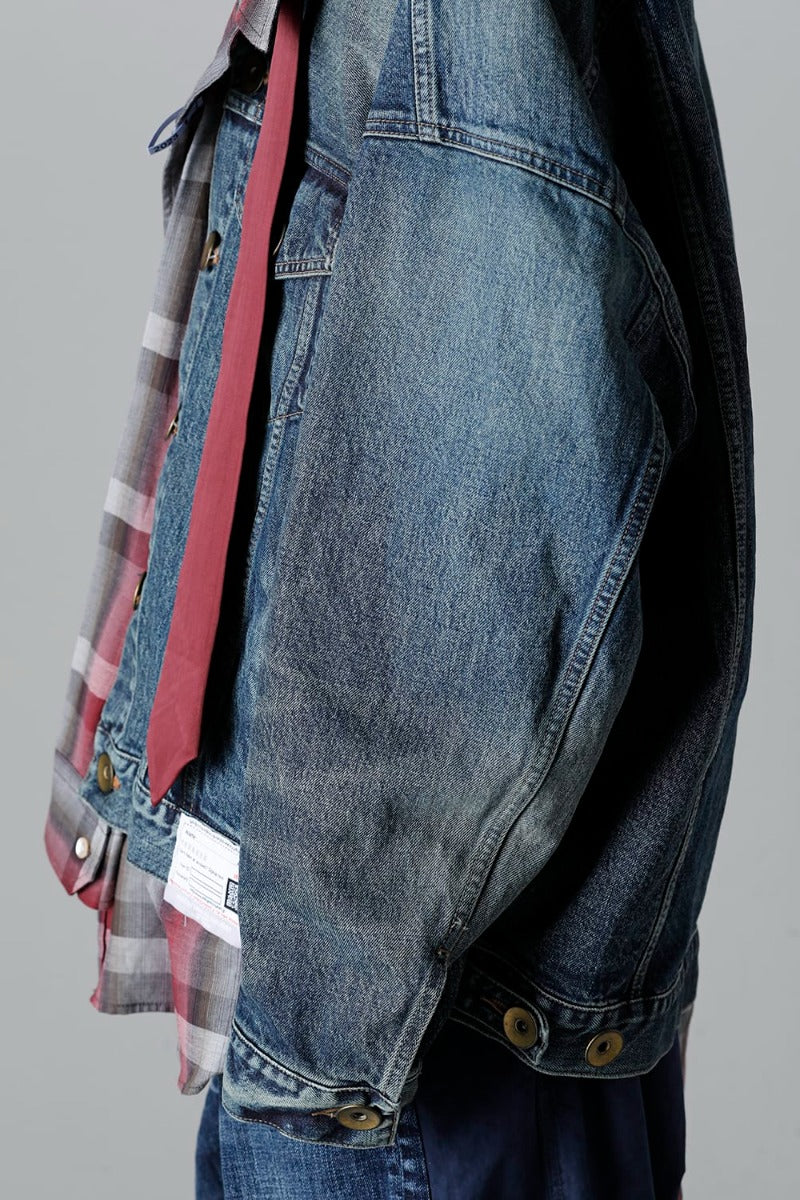 Mix Layered Denim Jacket