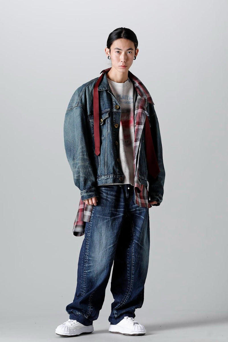 Mix Layered Denim Jacket