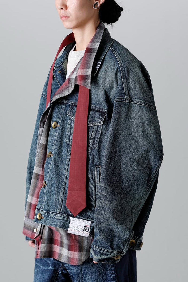 Mix Layered Denim Jacket
