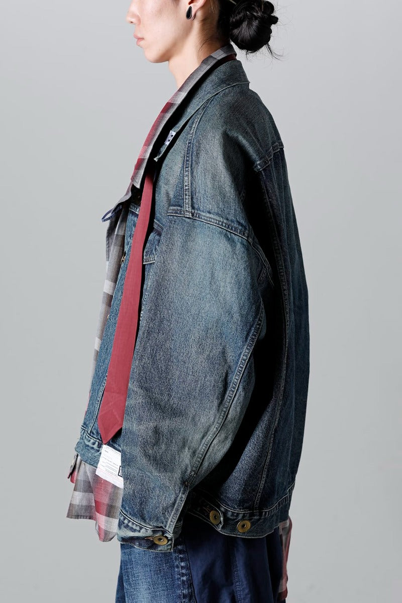 Mix Layered Denim Jacket