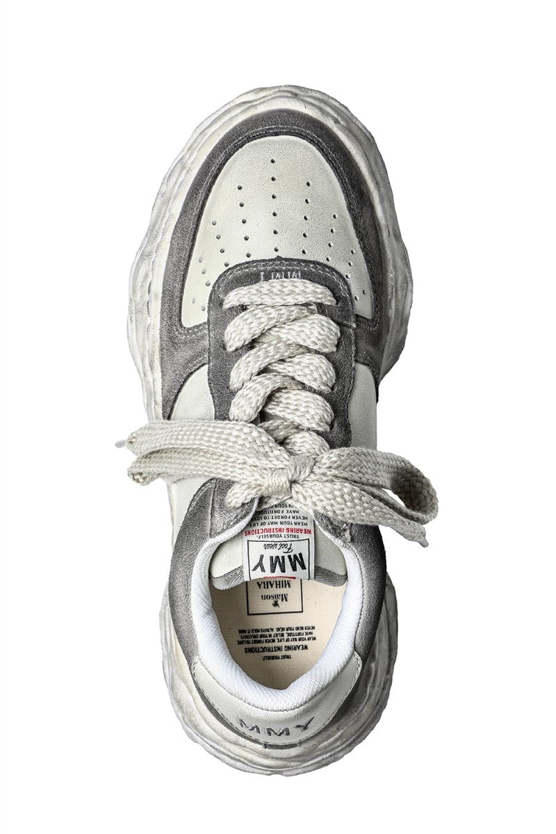 WAYNE Low- Original sole leather sneakers White