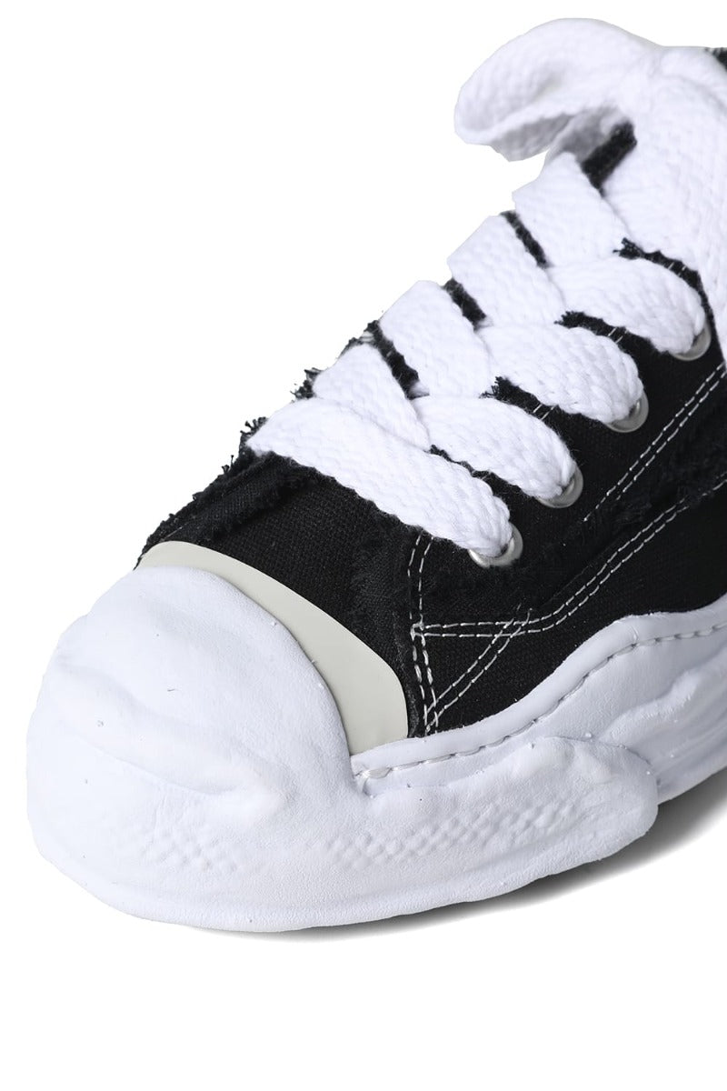 -HANK low- original sole mix canvas sneakers Black