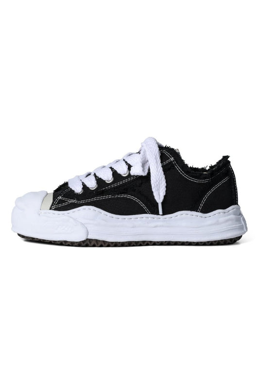-HANK low- original sole mix canvas sneakers Black