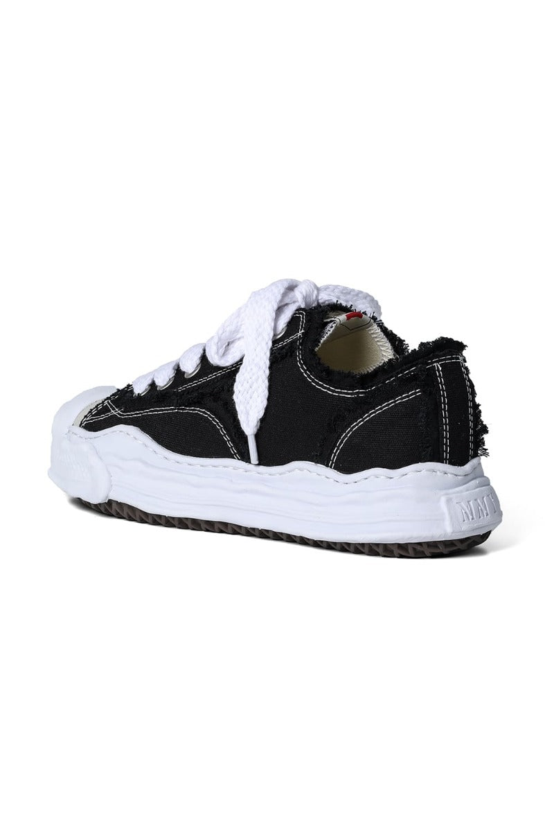 -HANK low- original sole mix canvas sneakers Black