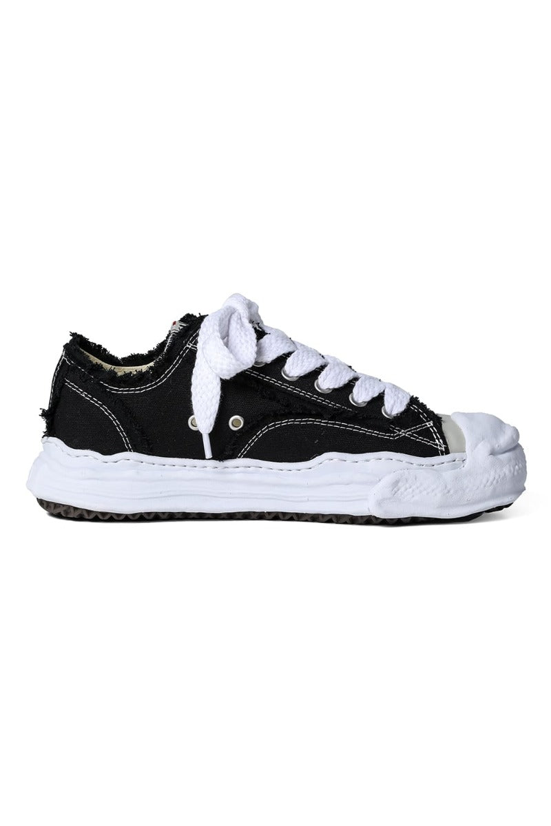 -HANK low- original sole mix canvas sneakers Black