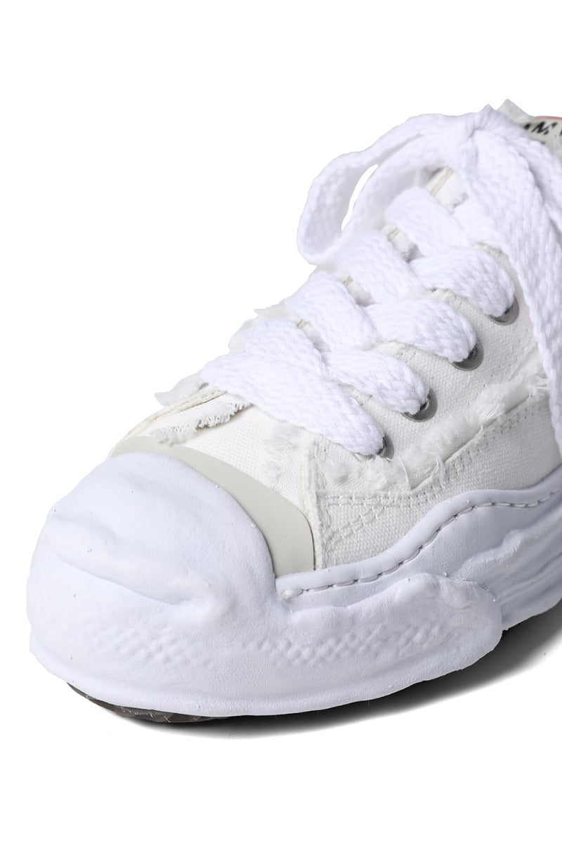 -HANK low- original sole mix canvas sneakers White