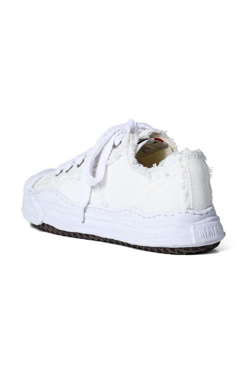 -HANK low- original sole mix canvas sneakers White