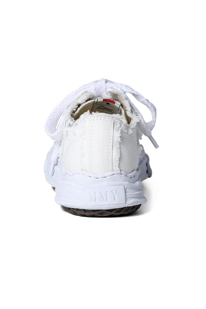 -HANK low- original sole mix canvas sneakers White