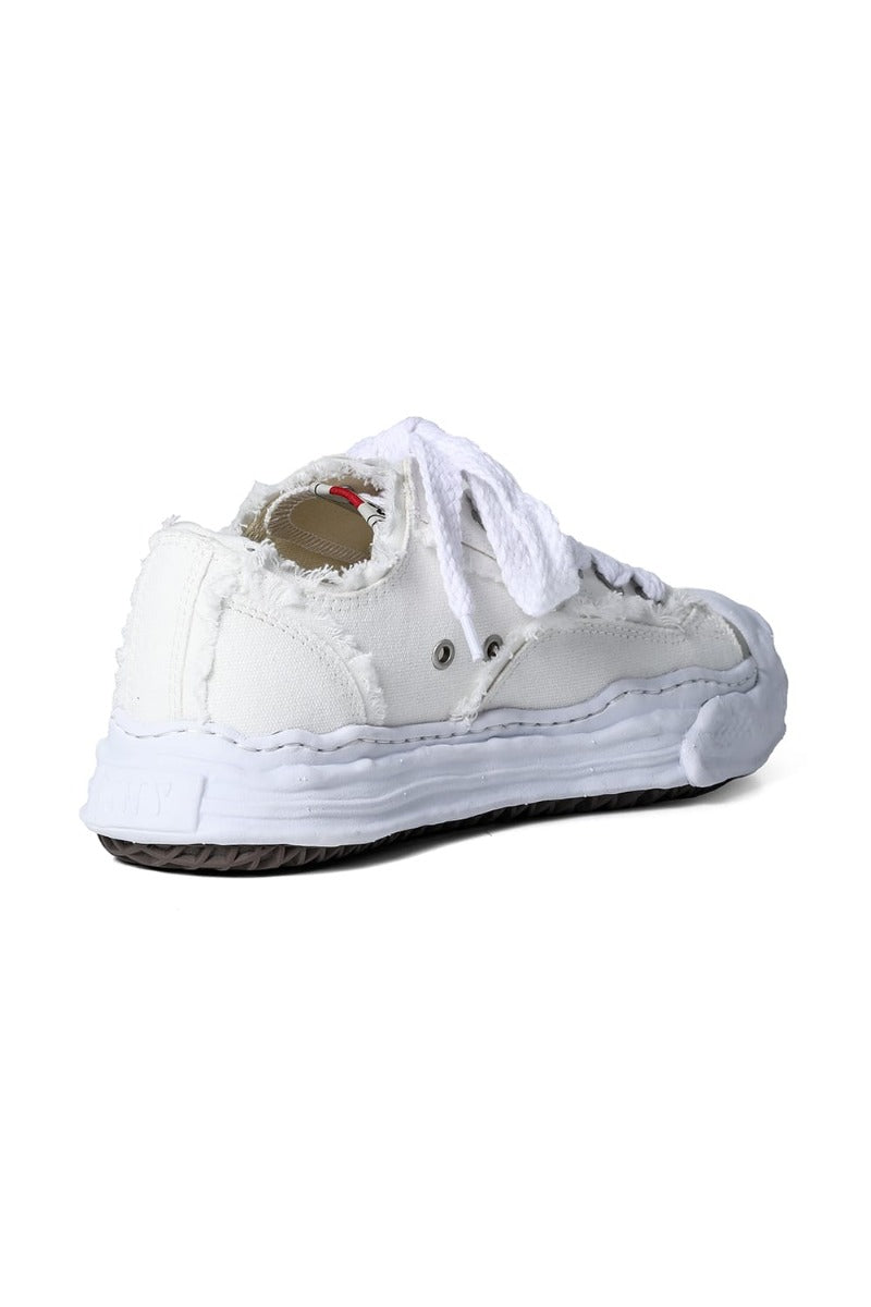 -HANK low- original sole mix canvas sneakers White