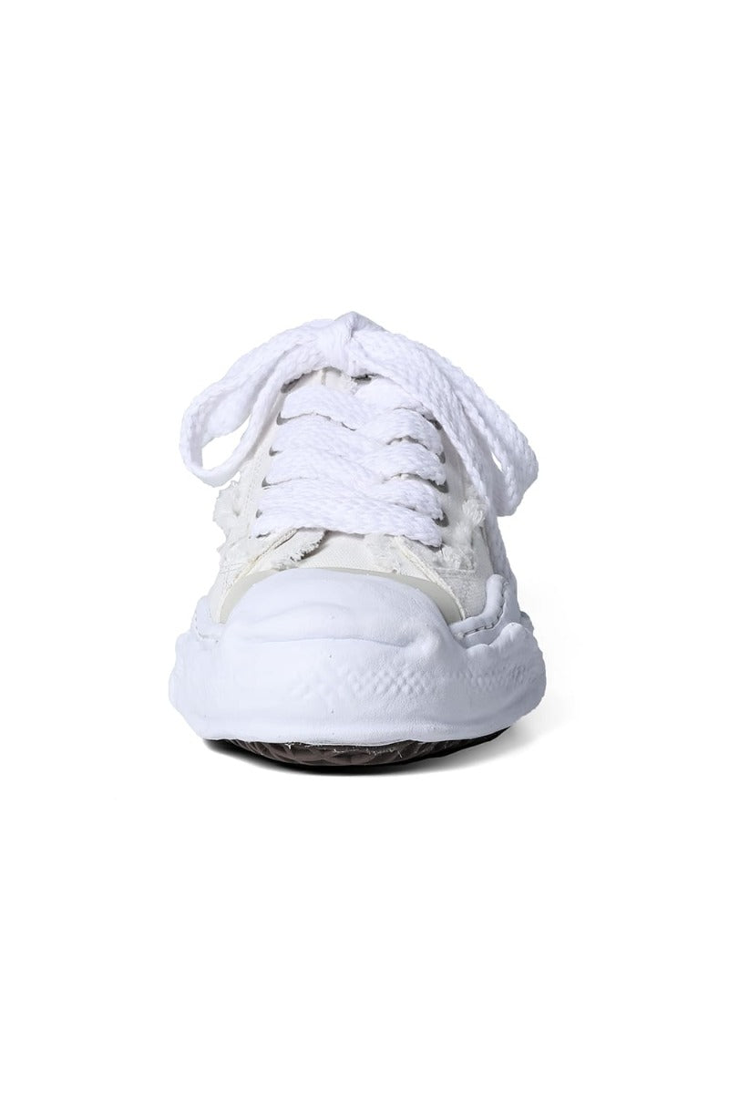 -HANK low- original sole mix canvas sneakers White