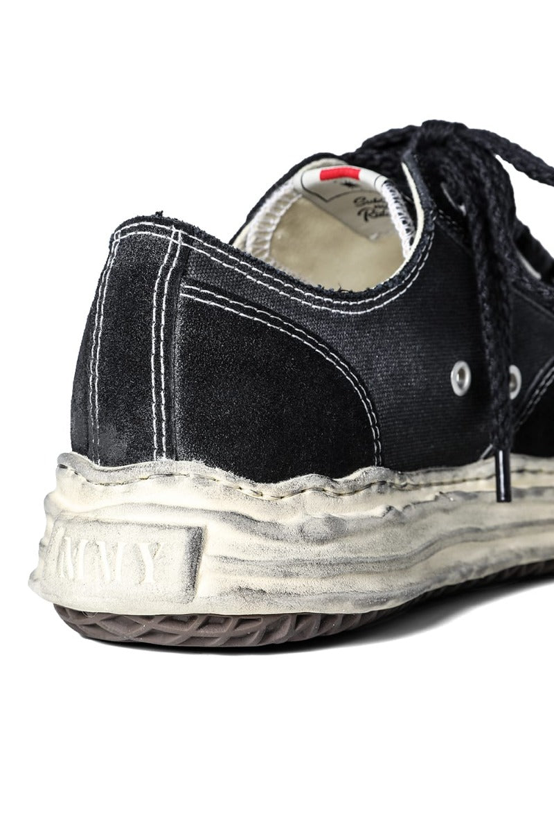 HANK low - original sole mix material Low-Top sneakers Black