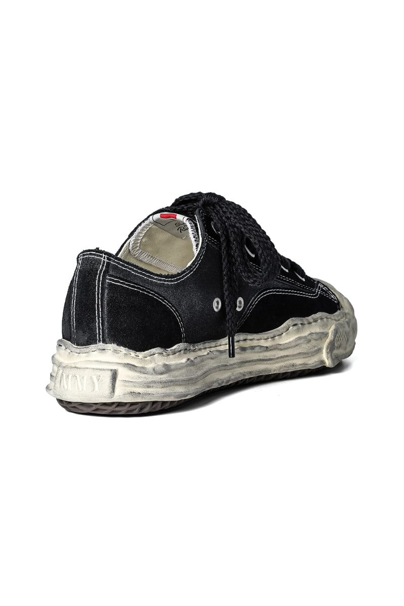 HANK low - original sole mix material Low-Top sneakers Black