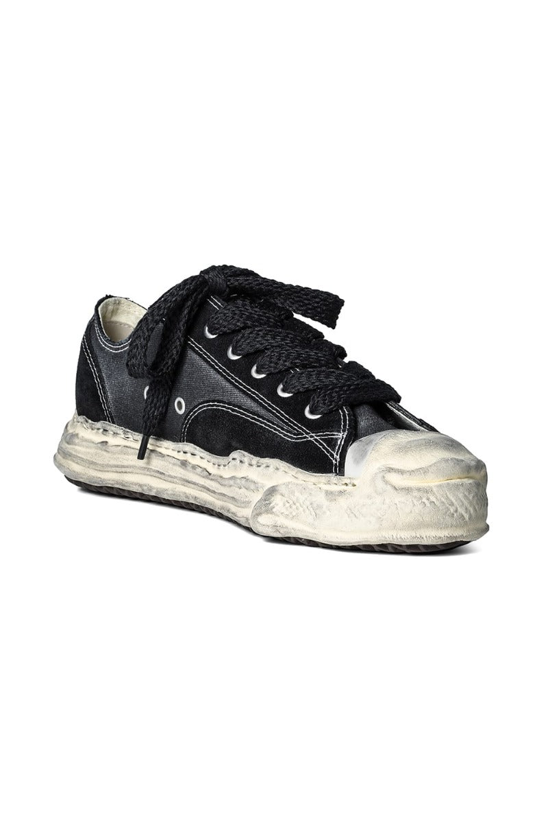 HANK low - original sole mix material Low-Top sneakers Black