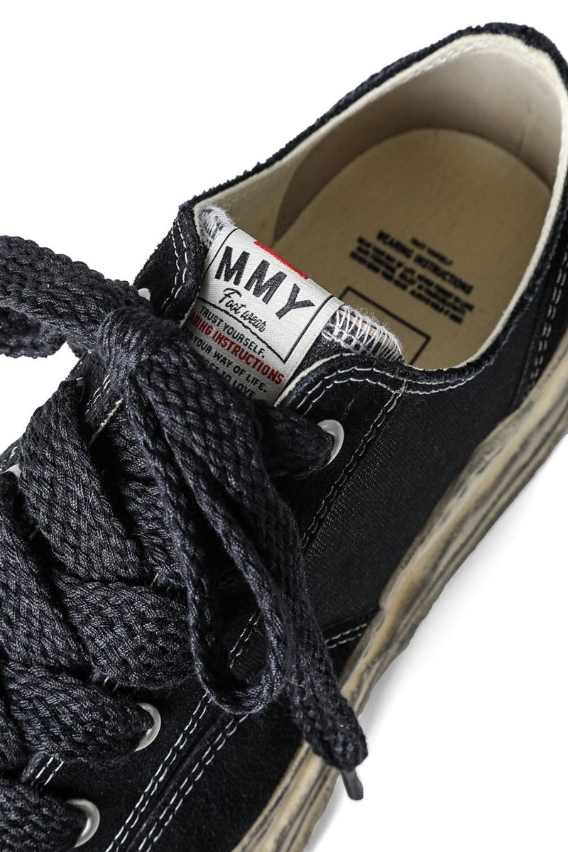 HANK low - original sole mix material Low-Top sneakers Black