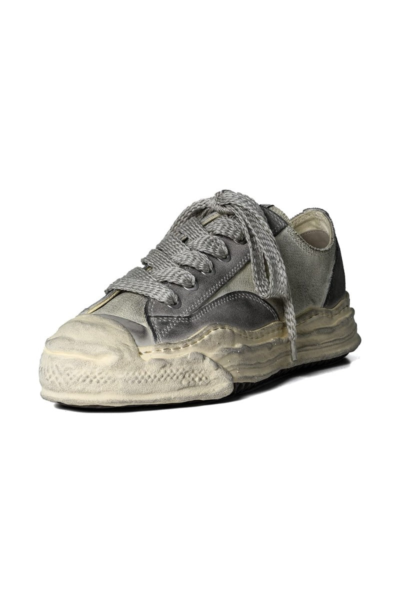 HANK low - original sole mix material Low-Top sneakers "White"