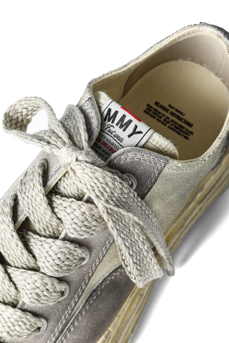 HANK low - original sole mix material Low-Top sneakers "White"