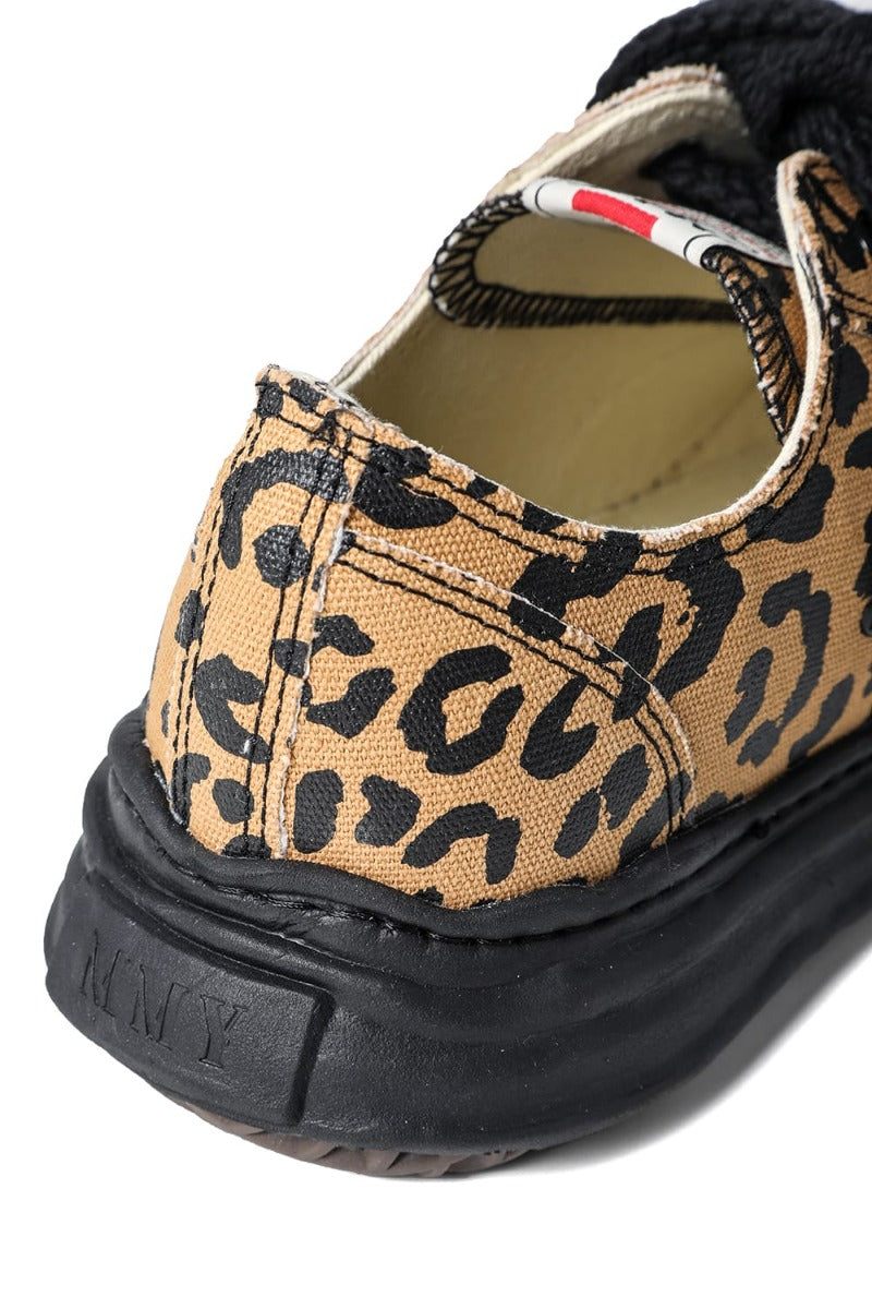 -PETERSON Low- original sole canvas sneakers Leopard Brown