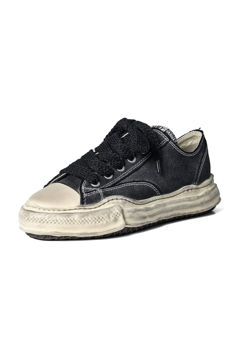 -PETERSON Low- Original sole canvas sneakers Black