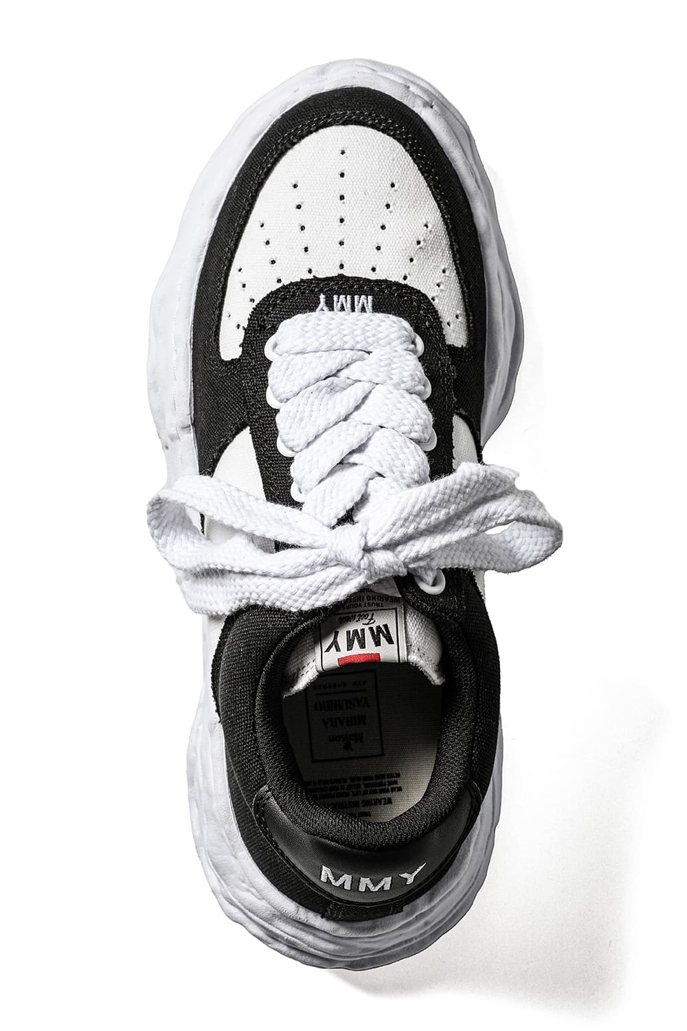 WAYNE Original sole Canvas Low-Cut sneakers Black/White