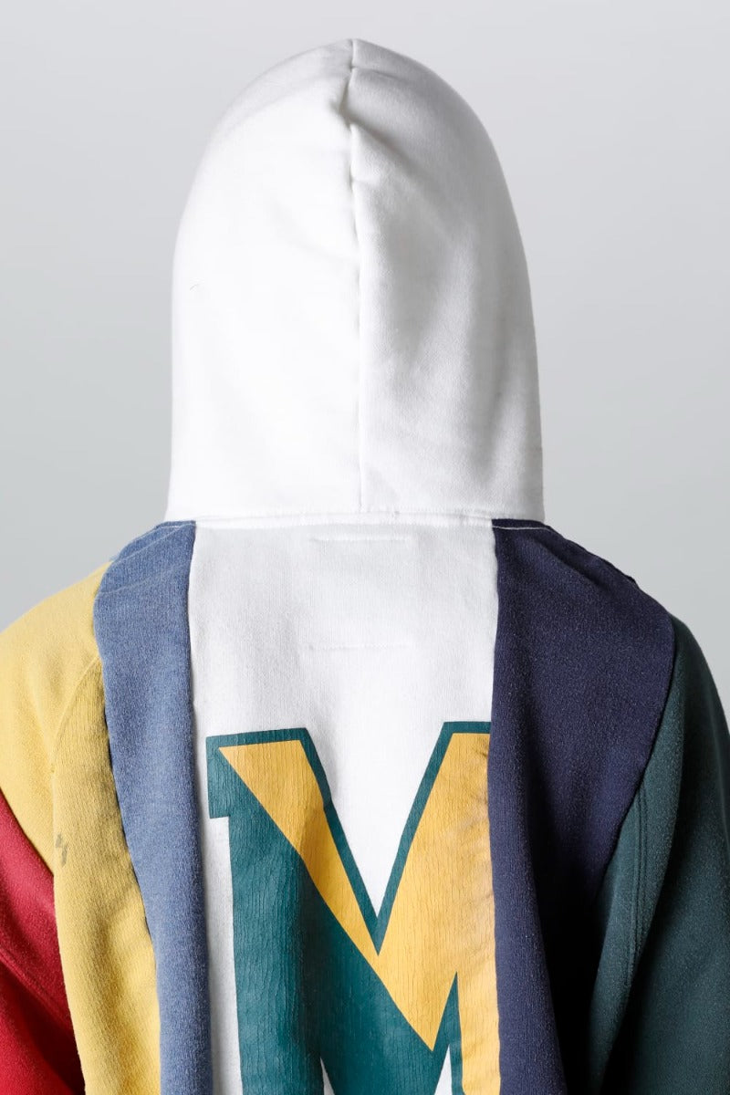 Vertical Switching Hoodie Multi