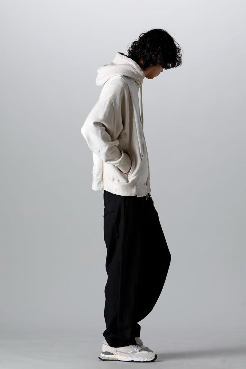 Vertical Switching Hoodie White