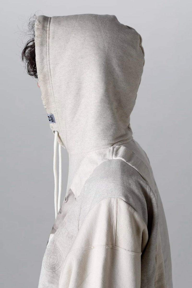 Vertical Switching Hoodie White