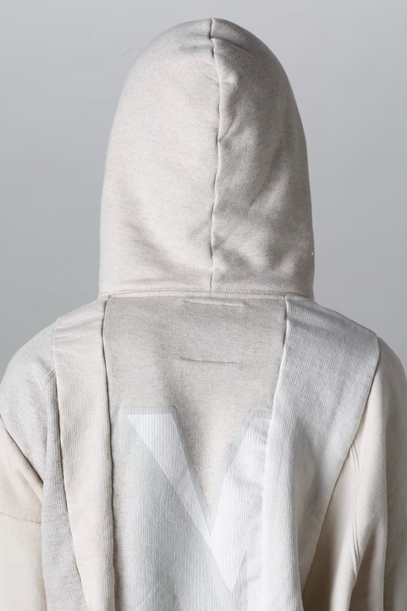 Vertical Switching Hoodie White