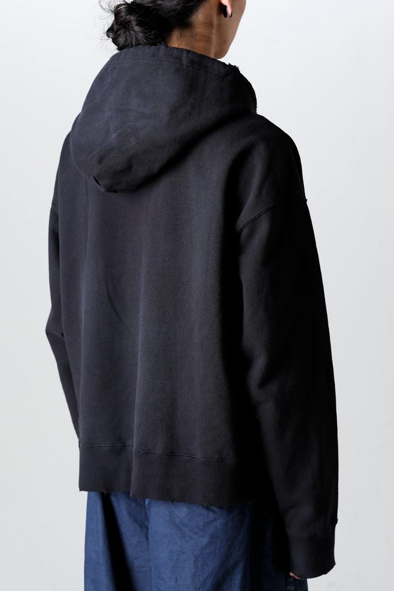 Trompe l'oeil printed hoodie