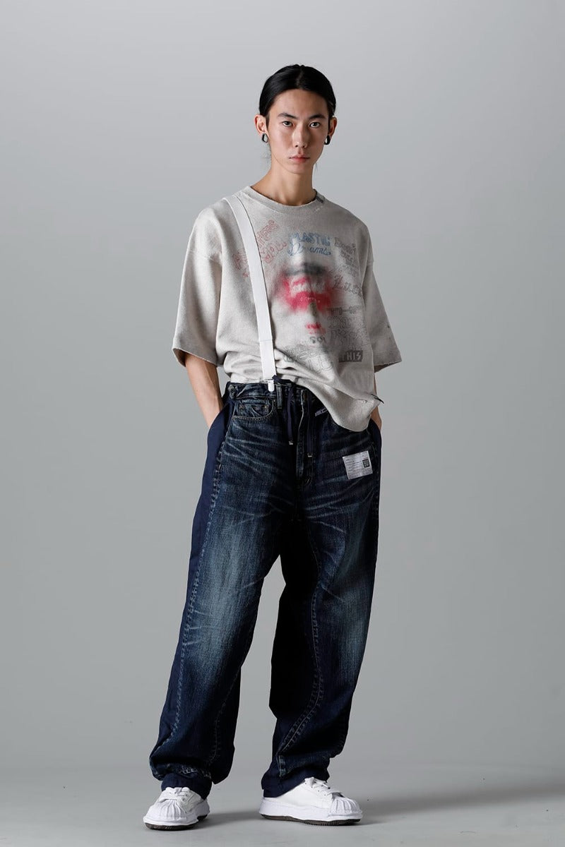 Embeded Denim Pants