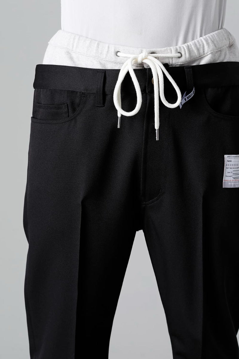 Double-waist Weatern Trousers