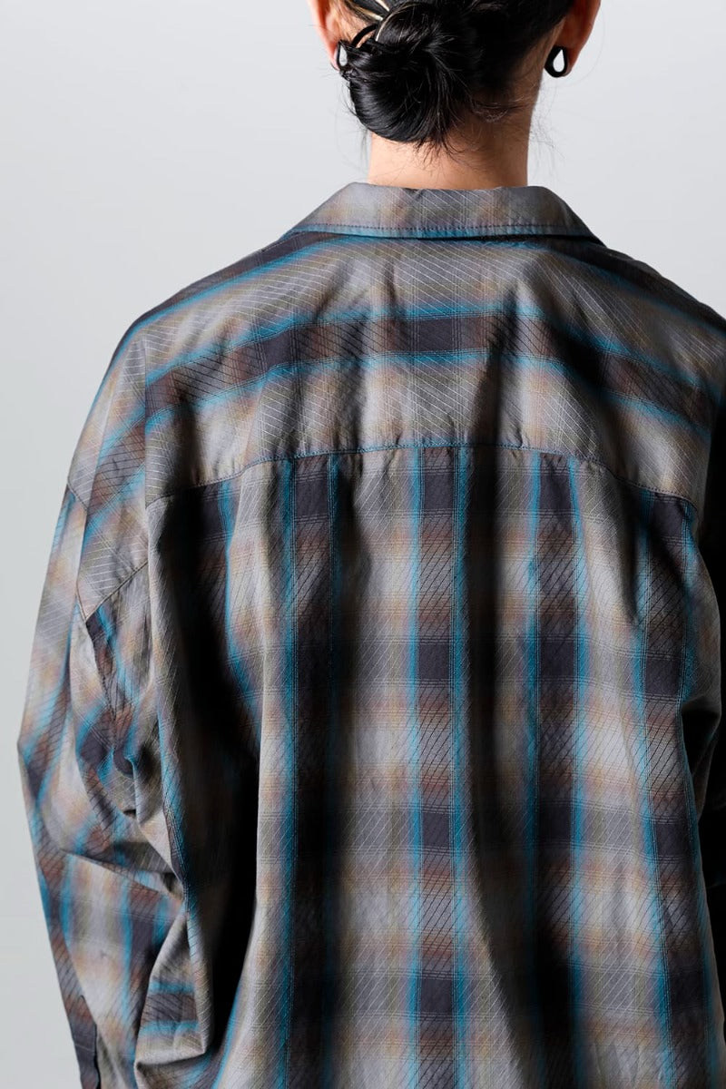 Mix Layered Check Shirt